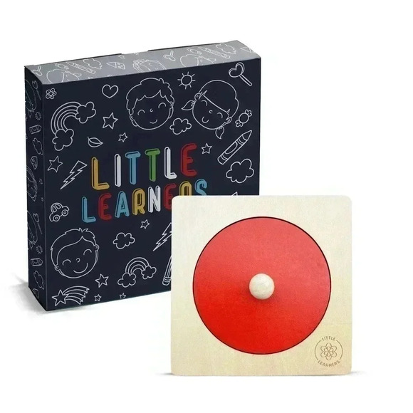 Baby Montessori Toy Puzzle, Tummy Time Mirror for Newborn Brain Development - Picture 3 of 8